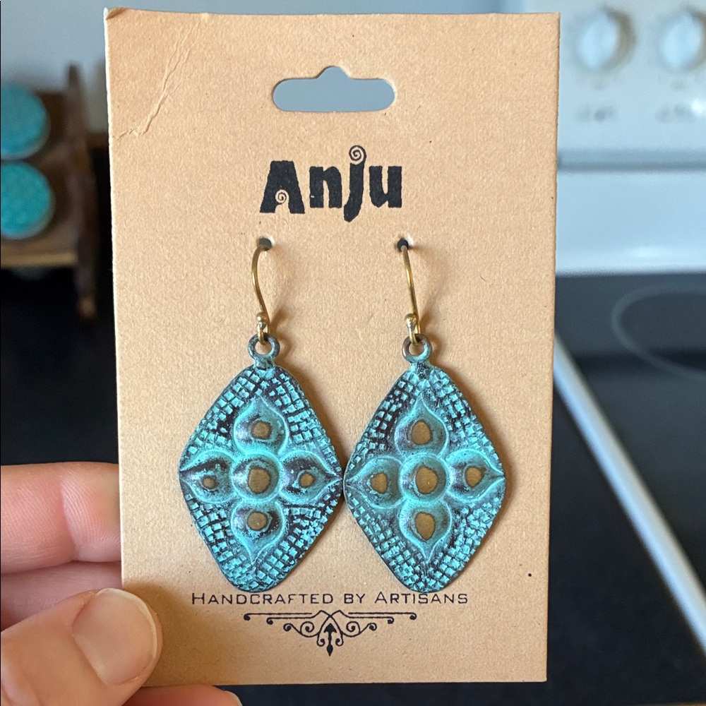 Turquoise Earrings - Handcrafted Women Jewelry